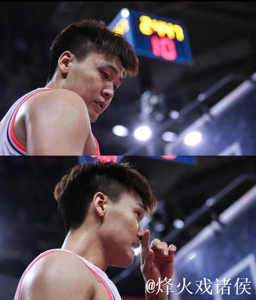 赵睿上半场9分钟贡献8分，投篮5中3，另有1篮板1助攻1抢断